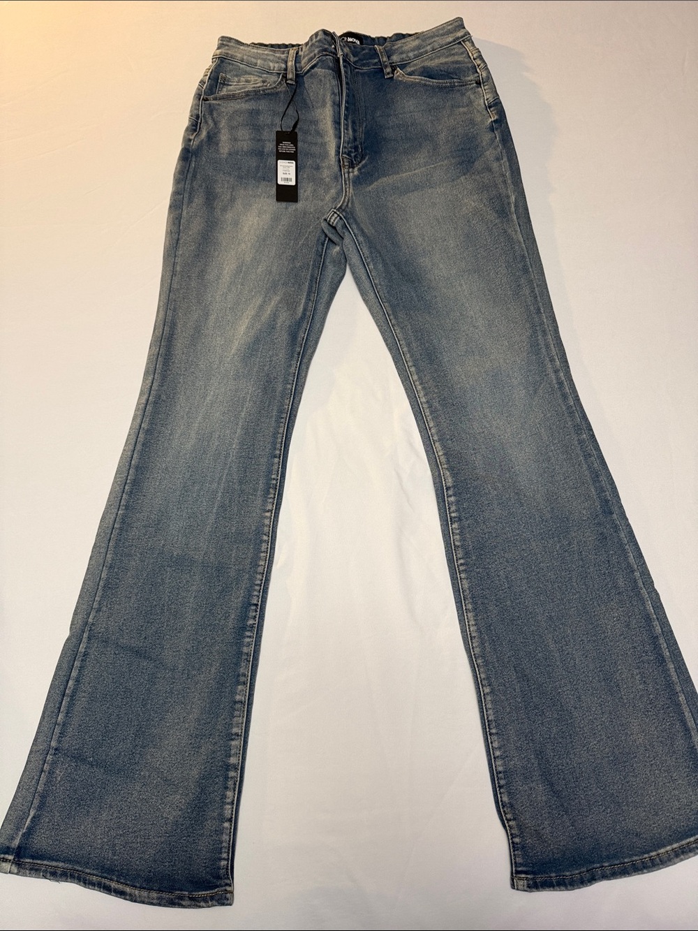 Fashion Nova Women's Light Wash Bootcut Jeans